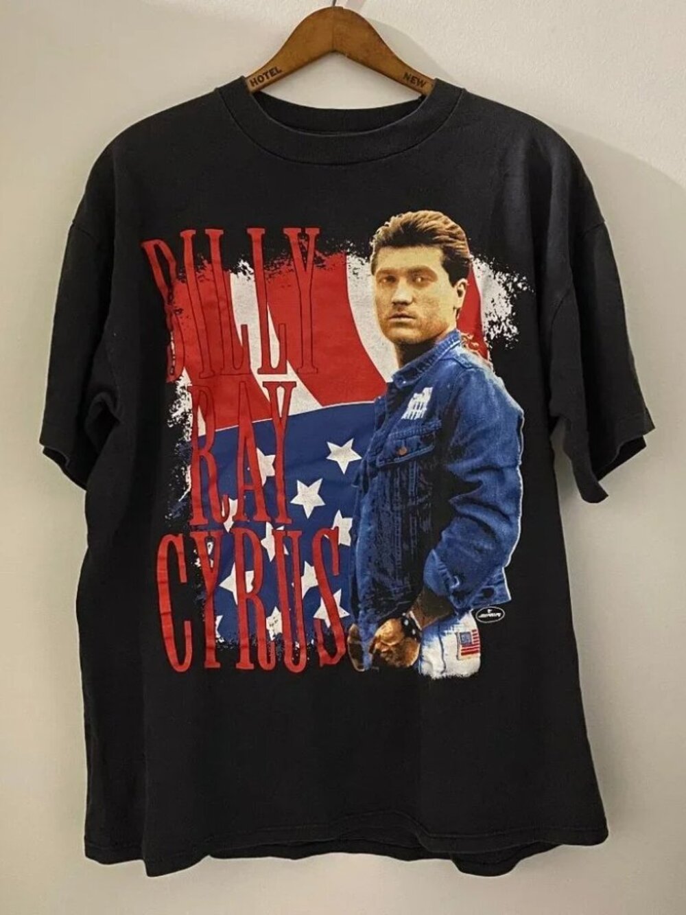 vintage 90s 1992 billy ray cyrus some gave all 2 sided graphic tshirt large